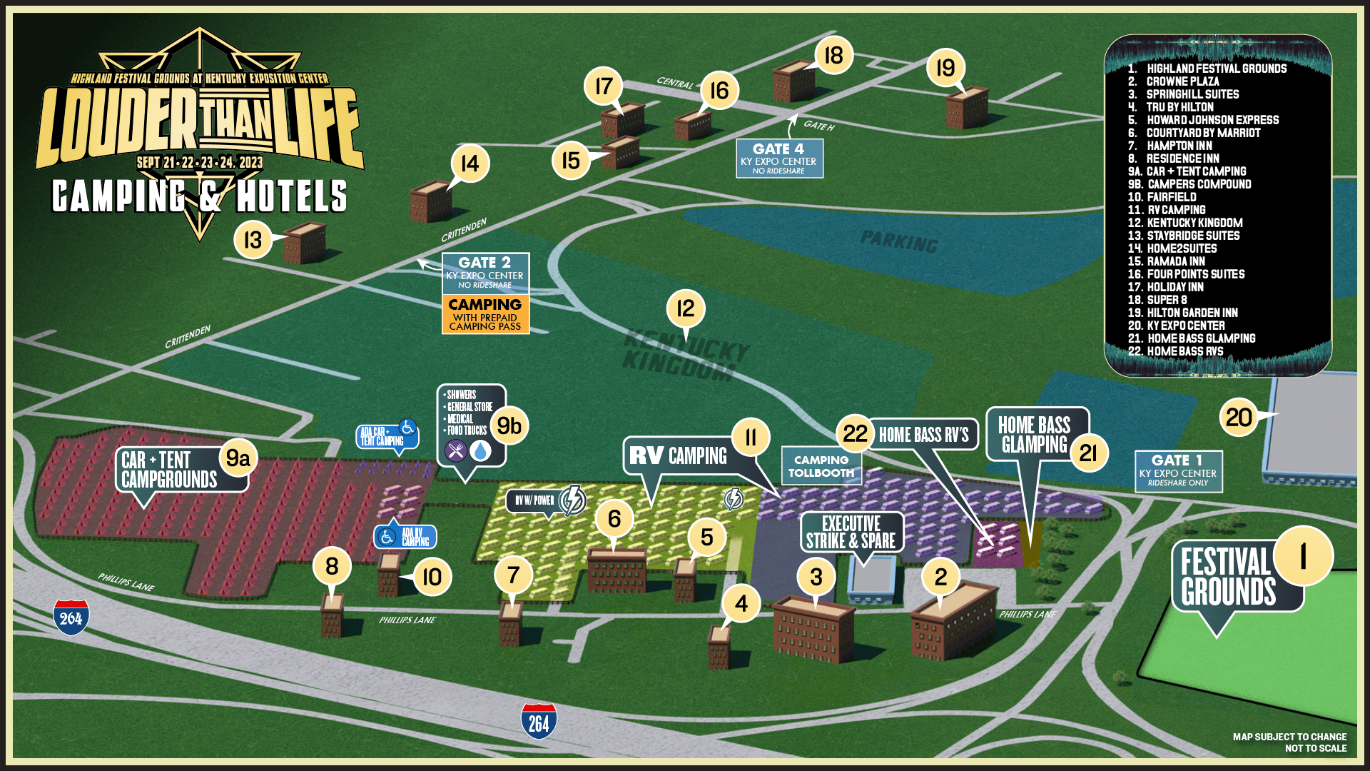 Louder Than Life 2025 Camping Guide